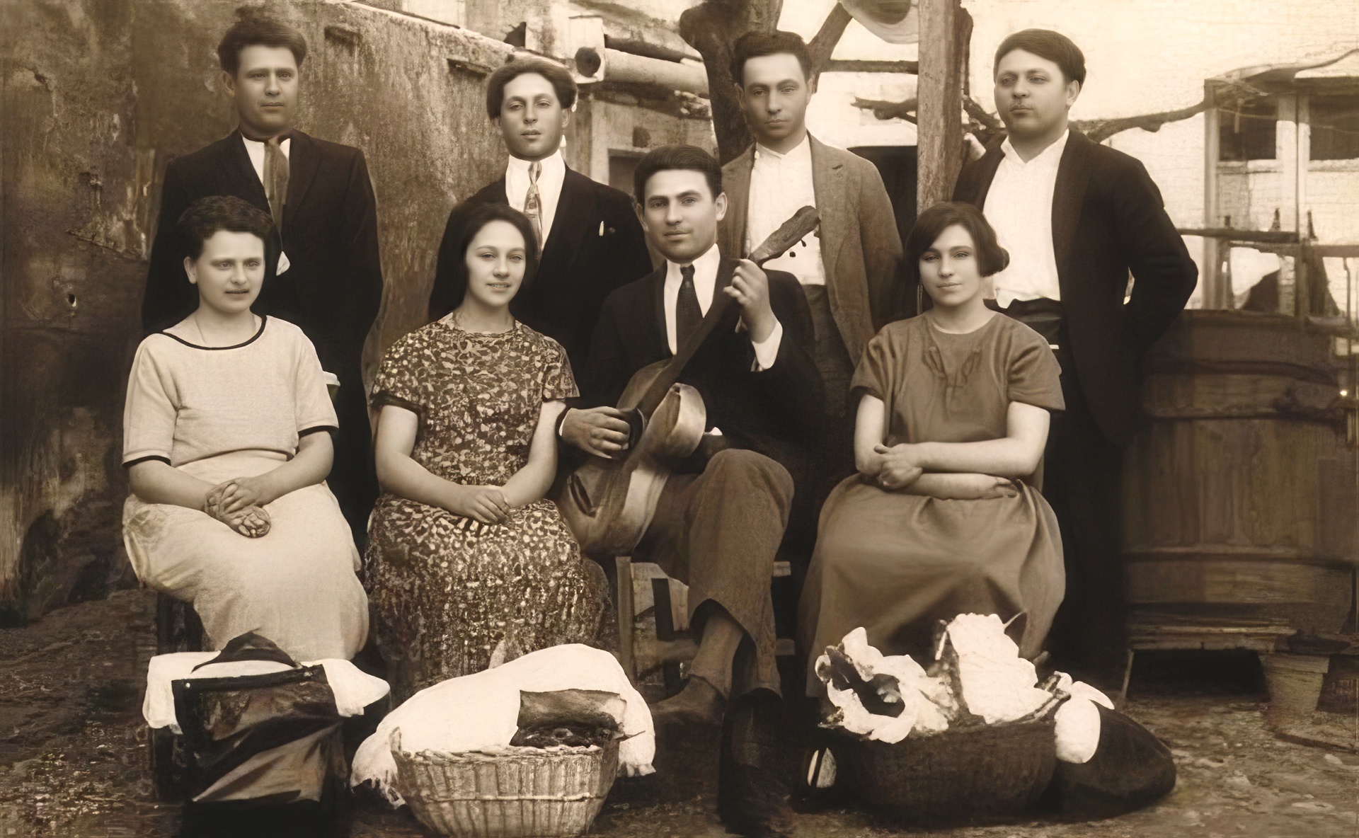 Restored high-resolution photo