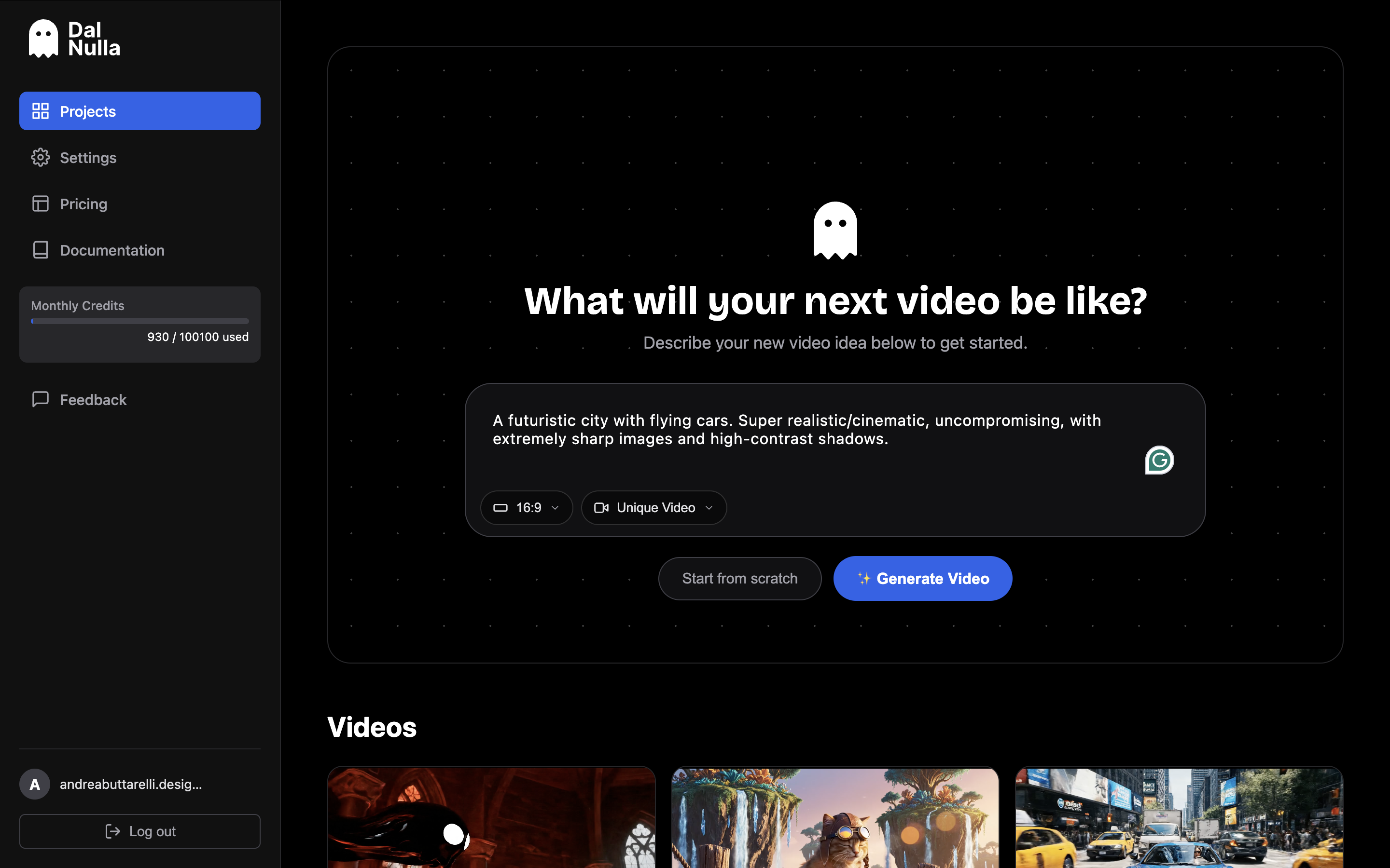 Scrivere un prompt generico per autofill